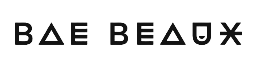 Text 'BAE BEAUX' displayed on a white background
